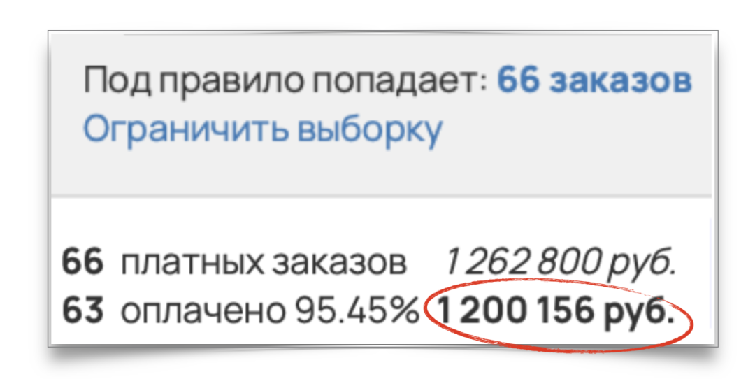63 оплаты на сумму 1 200 156₽