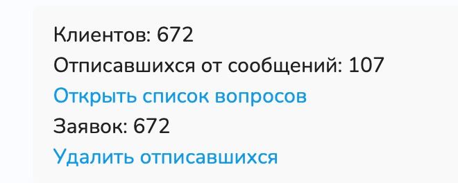 В базе рассылки всего 500 человек